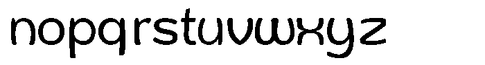 Monkey Rads Extra Light Font LOWERCASE