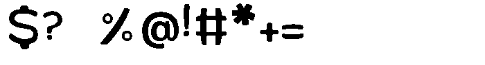 Monkey Rads Light Font OTHER CHARS