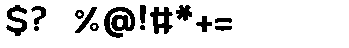 Monkey Rads Medium Font OTHER CHARS