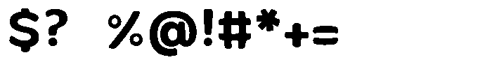 Monkey Rads Semi Bold Font OTHER CHARS