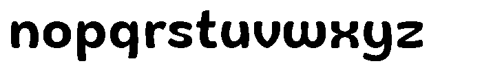 Monkey Rads Semi Bold Font LOWERCASE