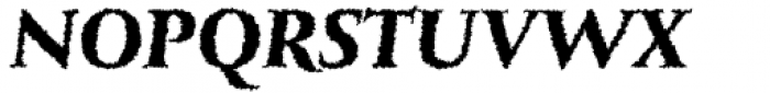 Monkton Aged Bold Italic Font UPPERCASE