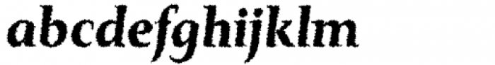 Monkton Aged Bold Italic Font LOWERCASE