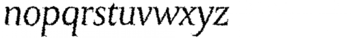 Monkton Aged Italic Font LOWERCASE