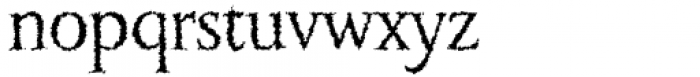 Monkton Aged Regular Font LOWERCASE