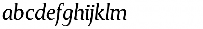 Monkton Book Pro Italic Font LOWERCASE