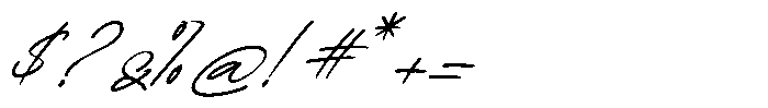 Monletta Italic Font OTHER CHARS