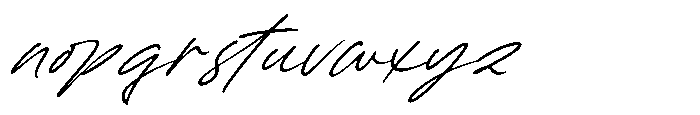 Monletta Italic Font LOWERCASE