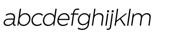 Monni Light Italic Font LOWERCASE