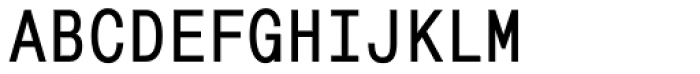 Mono Condensed Bold Font UPPERCASE