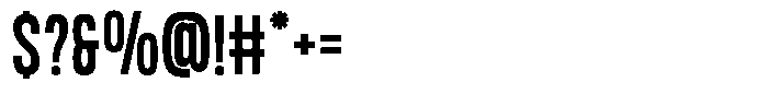 Mono Cremanio Font OTHER CHARS