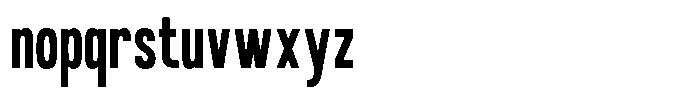 Mono Cremanio Font LOWERCASE