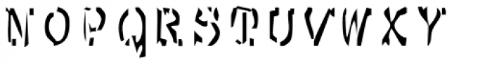 Mono EF Stochastic Font UPPERCASE