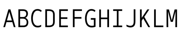 Mono Figle  Light Font UPPERCASE