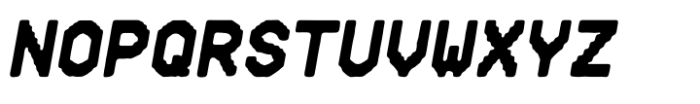 Mono Total Bold Italic Font UPPERCASE