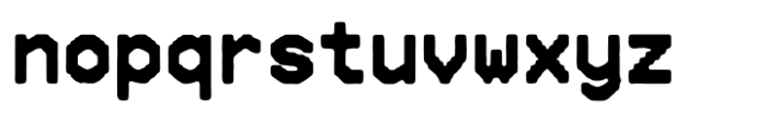 Mono Total Bold Font LOWERCASE