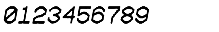 Mono Total Light Italic Font OTHER CHARS