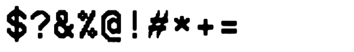 Mono Total Regular Font OTHER CHARS