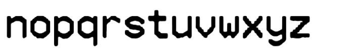 Mono Total Regular Font LOWERCASE