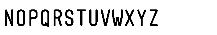 Mono Trea Regular Font UPPERCASE