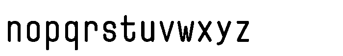 Mono Trea Regular Font LOWERCASE