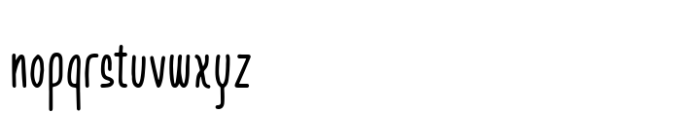 Mono and Friends Regular re Font LOWERCASE