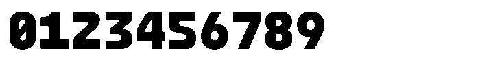 Monoblock Black Font OTHER CHARS