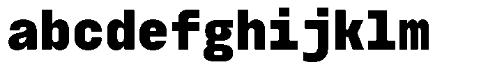 Monoblock Black FONT