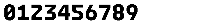 Monoblock Bold Font OTHER CHARS