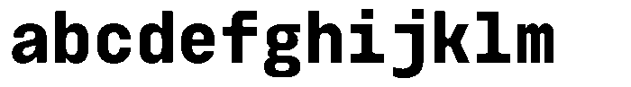 Monoblock Bold FONT