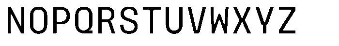 Monoblock Light Font UPPERCASE