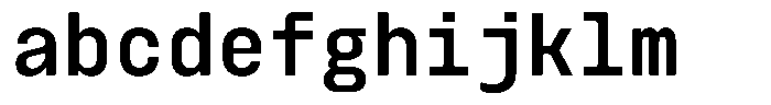 Monoblock Medium FONT