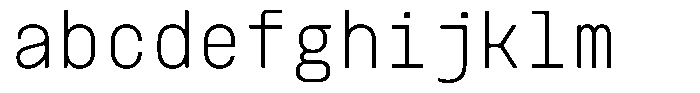 Monoblock Thin FONT