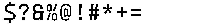 Monoblock Variable Font OTHER CHARS