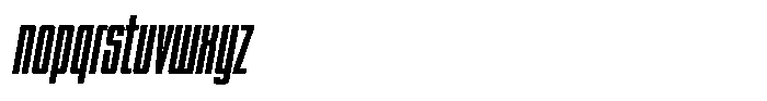 Monobran Italic Font LOWERCASE