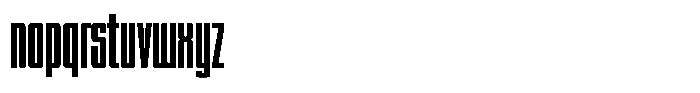 Monobran Regular Font LOWERCASE