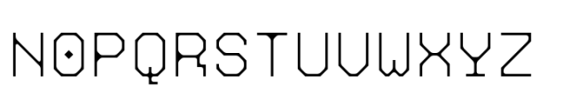 Monocal Font UPPERCASE
