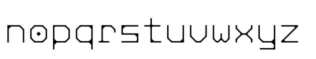 Monocal Font LOWERCASE