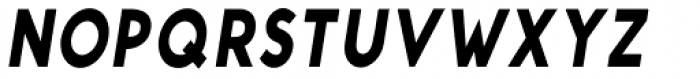 Monod Brun Condensed Oblique Font UPPERCASE