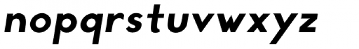 Monod Brun Oblique Font LOWERCASE