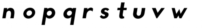 Monod Oblique Font LOWERCASE