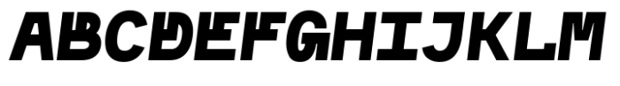 Monofontis Black Italic Font UPPERCASE
