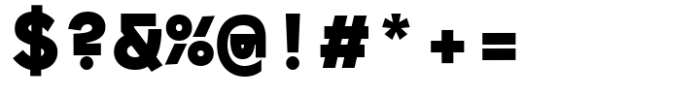 Monofontis Black Font OTHER CHARS
