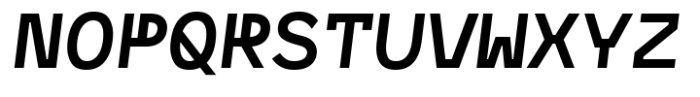 Monofontis Bold Italic Font UPPERCASE