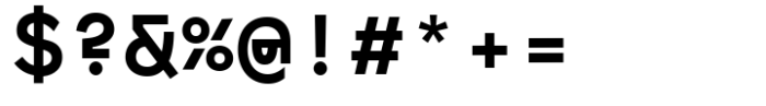 Monofontis Bold Font OTHER CHARS