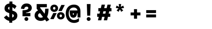 Monofontis Extra Bold Font OTHER CHARS