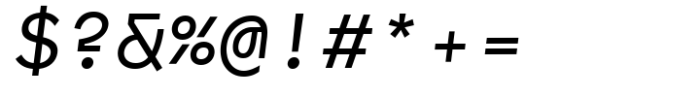Monofontis Italic Font OTHER CHARS