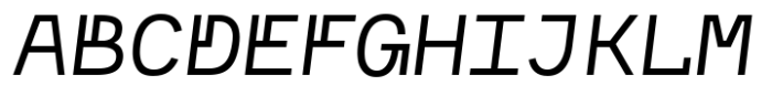 Monofontis Italic Font UPPERCASE