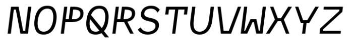 Monofontis Italic Font UPPERCASE