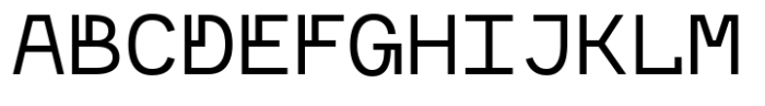 Monofontis Regular Font UPPERCASE